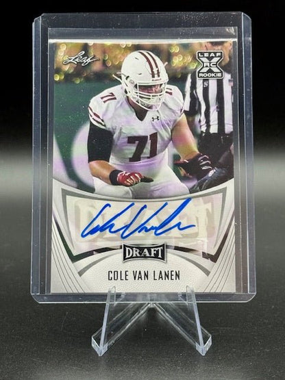 2021 Leaf Draft Rookie Card Signed Col Van Lanen #BA - CVL - Curators Corner LLC
