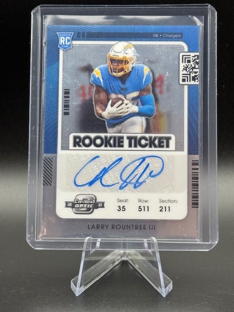 2021 Panini Contenders Larry Roundtree III Autograph Rookie Card #183 - Curators Corner LLC