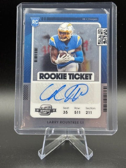 2021 Panini Contenders Larry Roundtree III Autograph Rookie Card #183 - Curators Corner LLC