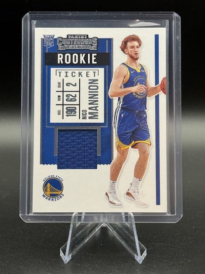 2021 Panini Contenders Rookie Material Nico Mannion #RS - NMN - Curators Corner LLC