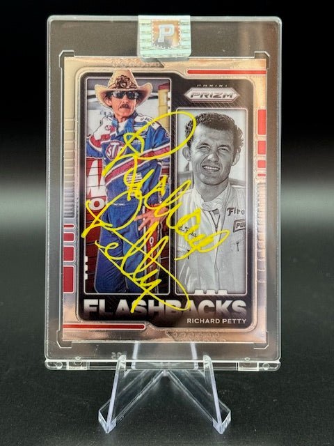 2021 Panini Prizm Richard Petty #77 Signed and Encapsulated - Curators Corner LLC