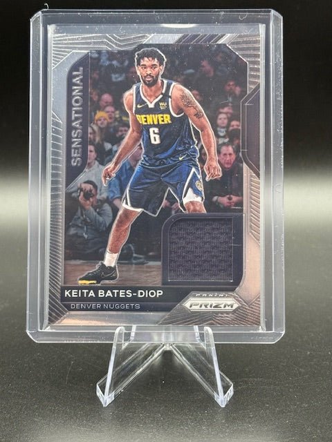 2021 Panini Prizm Sensational Game Worn Patch Keita Bates - Diop Card #SSW - KBD - Curators Corner LLC