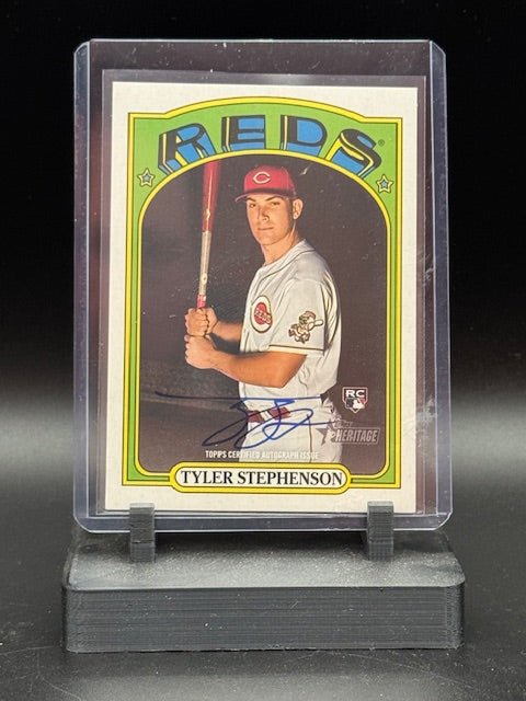 2021 Topps Heritage ROA - TS Tyler Stephenson Real One Autographs - Curators Corner LLC