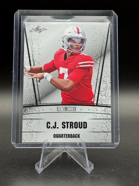2022 Leaf Draft C. J. Stroud RS - 15 - Curators Corner LLC