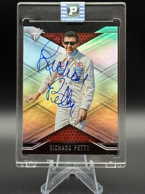 2022 Panini Chronicles Titanium Racing Richard Petty Autograph Card - Curators Corner LLC