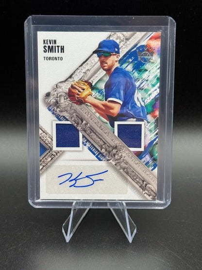2022 Panini Diamond Kings Kevin Smith Autograph Dual Swatch Card #DMS - KS - Curators Corner LLC