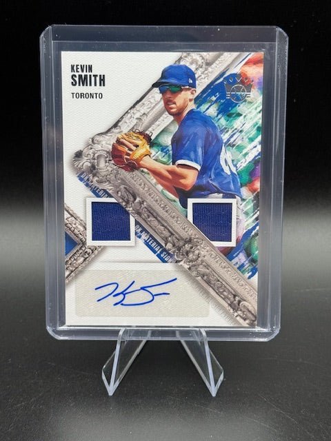 2022 Panini Diamond Kings Kevin Smith Autograph Dual Swatch Card #DMS - KS - Curators Corner LLC