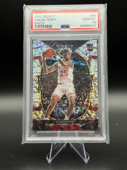 2022 Panini Select Prizm Dalen Terry Rookie Card #89 PSA 10 - Curators Corner LLC