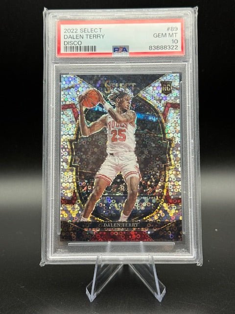 2022 Panini Select Prizm Dalen Terry Rookie Card #89 PSA 10 - Curators Corner LLC