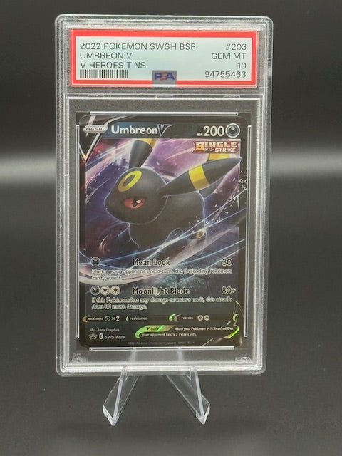 2022 Pokemon swsh Bsp Umbreon V #203 (PSA 10)