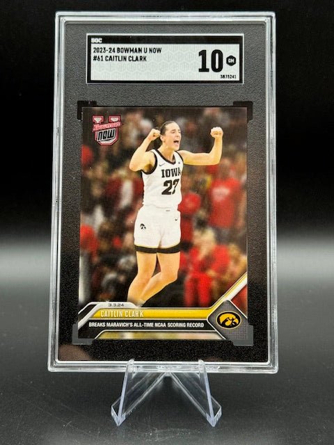 2023 Bowman U Now Caitlin Clark Rookie Card SGC 10 - Curators Corner LLC