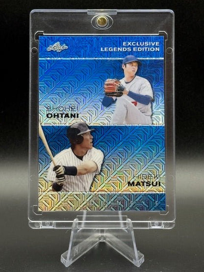 2023 Leaf Special Release Ohtani/Matsui Blue Mojo 6/20 - Curators Corner LLC