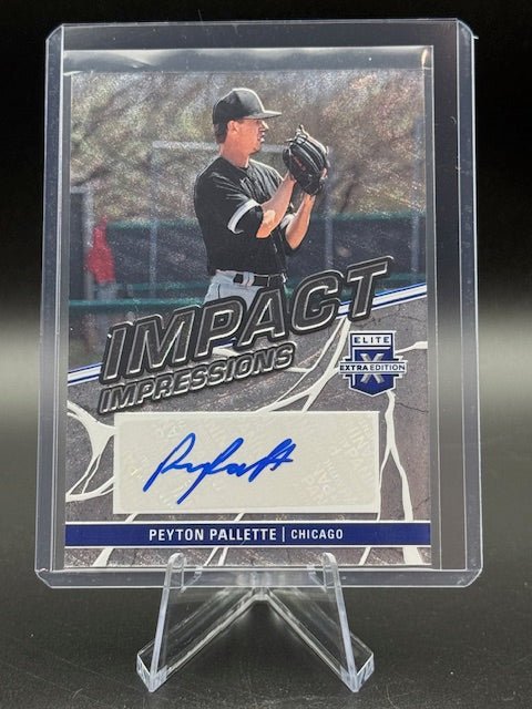 2023 Panini Elite Extra Edition Impact Impressions Peyton Pallette Autograph Rookie Card #II - PPL - Curators Corner LLC