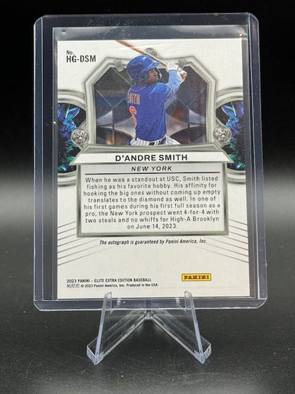 2023 Panini Hidden Gems D'andre Smith Autograph Rookie Card #HG - DSM - Curators Corner LLC