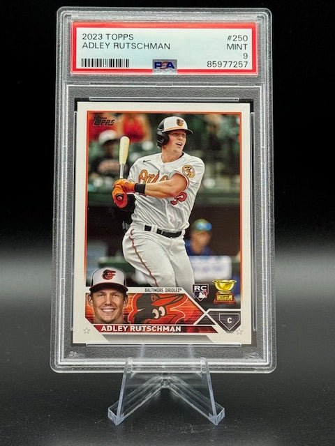 2023 Topps Adley Rutschman Rookie Card #250 Mint 9 - Curators Corner LLC
