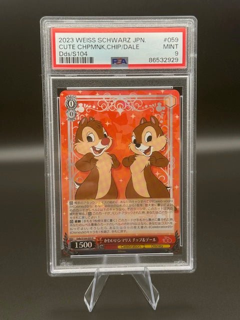 2023 WEISS SCHWARZ JPN. CHIP/DALE #059 (PSA 9) - Curators Corner LLC