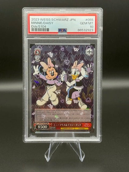 2023 WEISS SCHWARZ JPN MINNIE/DAISY 100 #055 (PSA 10) - Curators Corner LLC