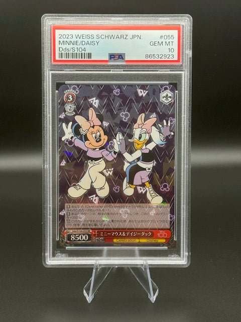 2023 WEISS SCHWARZ JPN MINNIE/DAISY 100 #055 (PSA 10) - Curators Corner LLC