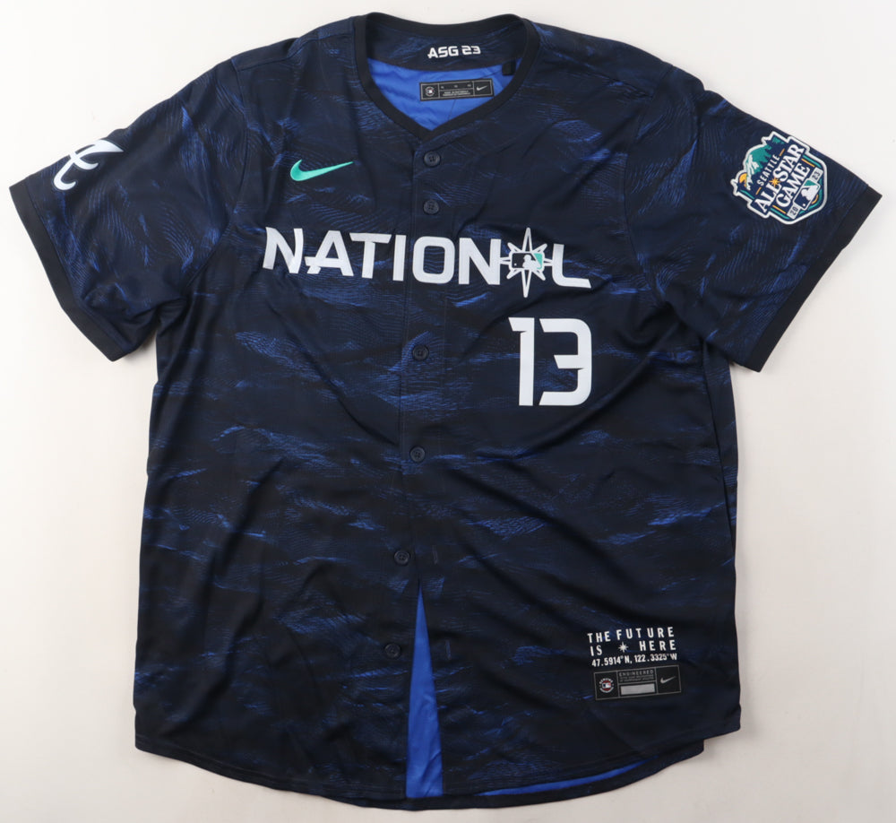 Ronald Acuna Jr. Signed 2023 National League All Star Nike Replica Jersey