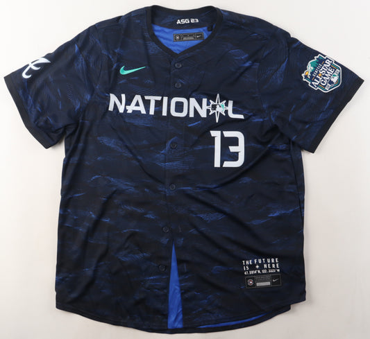 Ronald Acuna Jr. Signed 2023 National League All Star Nike Replica Jersey