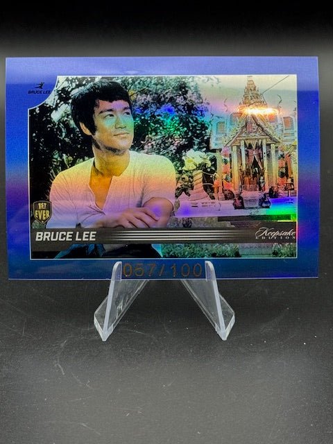 2024 Bruce Lee Keepsake Edition Blue Parallel #44 57/100 - Curators Corner LLC