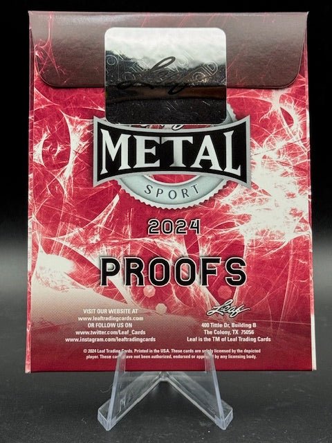 2024 LEAF METAL WOMEN OF SPORT PROOF PACK (FACOTRYS EALED) - Curators Corner LLC