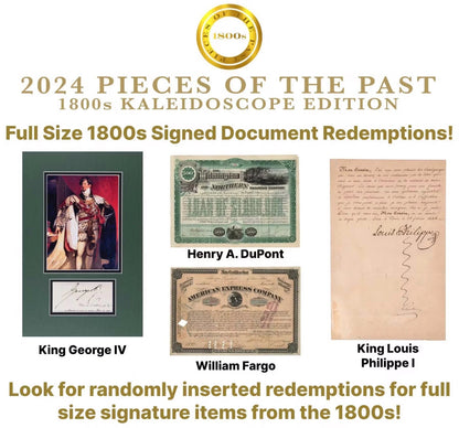 2024 Pieces of the Past 1800s Kaleidoscope Edition Hobby Box (FACTORY SEALED) - Curators Corner LLC