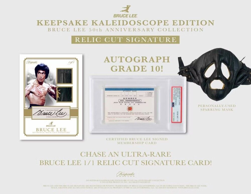 2024 Super Break Keepsake Bruce Lee 50th Anniversary Kaleidoscope Edition Box - Curators Corner LLC