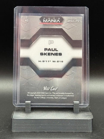2024 Wild Card Auto Mania Paul Skenes AMAH - PS 15/35 - Curators Corner LLC