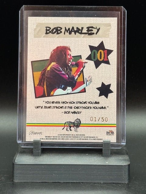 2025 Bob Marley Keepsake 001 1/50 - Curators Corner LLC