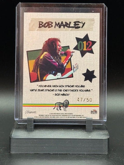 2025 Bob Marley Keepsake 012 47/50 - Curators Corner LLC