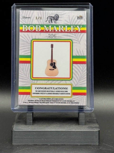2025 Bob Marley Keepsake Guitar Relic Card 204 1/1 - Curators Corner LLC