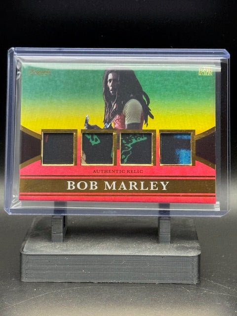 2025 Bob Marley Keepsake Quad Relic Card 108 24/50 - Curators Corner LLC