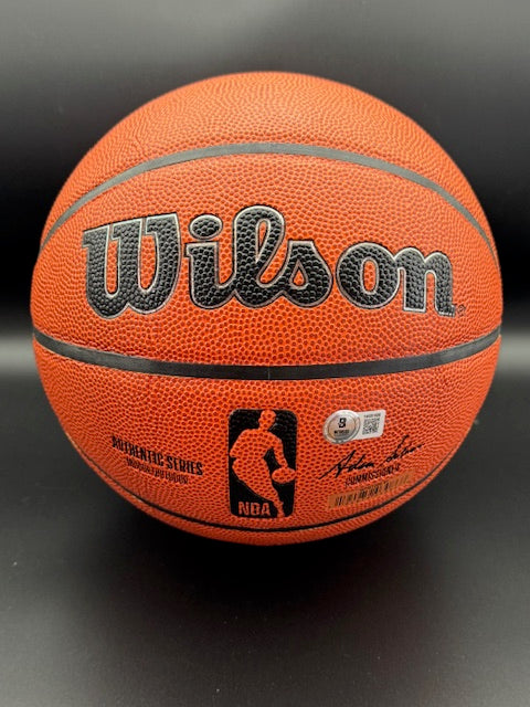 Dennis Rodman Signed Wilson Basketball Beckett