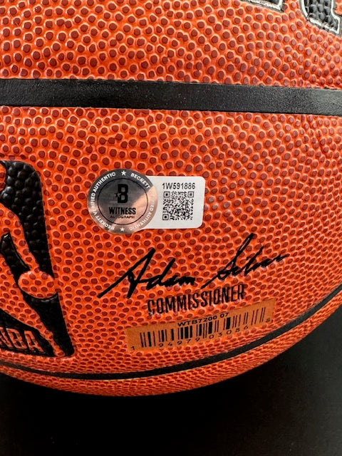 Dennis Rodman Signed Wilson Basketball Beckett