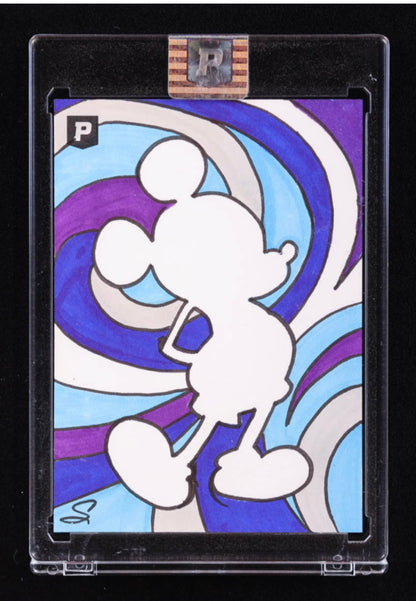 Mickey Mouse Sketch card “Wave Icon Mickey” by Scott Cook 1/1