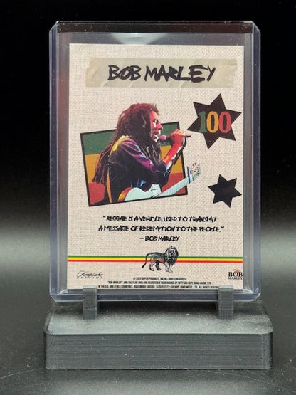2025 Bob Marley Keepsake Relic 100 (Minor Production Flaw)
