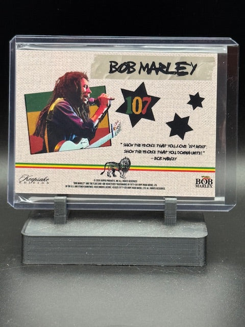 2025 Bob Marley Keepsake Relic Card 107
