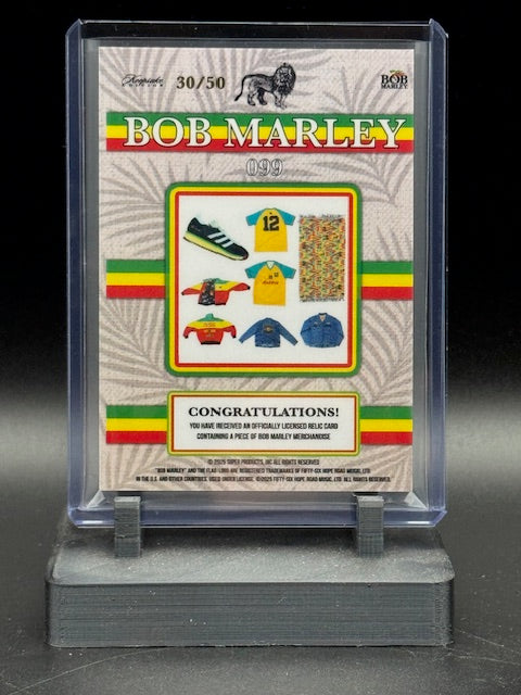 2025 Bob Marley Keepsake Triple Relic Card 099 30/50