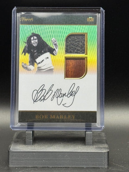 2025 Bob Marley Keepsale Facsimile Signature/Tour Used Dual Relic 025 15/50