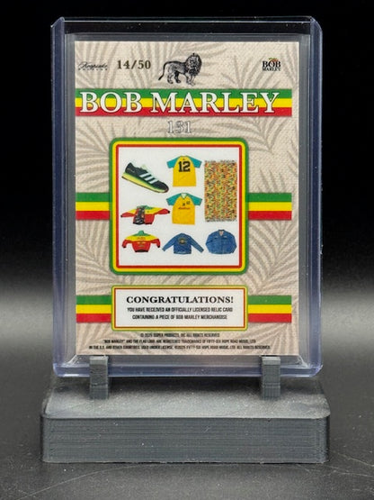 2025 Bob Marley Keepsale Large Relic Card 131 14/50