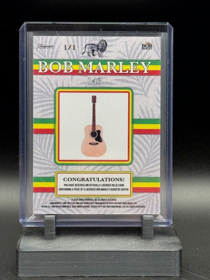 2025 Bob Marley Keepsake Facsimile Signature/Large Guitar Relic Card 143 1/1