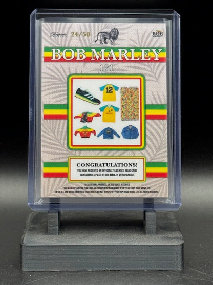2025 Bob Marley Keepsake Die Cut "BOB" Relic Card 171 24/50