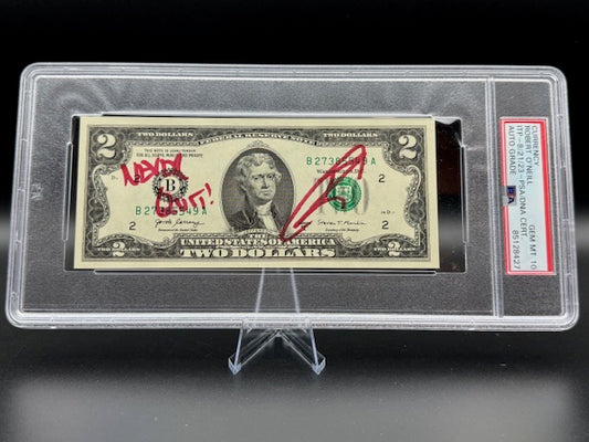 Robert O'Neill (Seal Team 6) Signed and Inscribed US $2 Bill PSA/DNA Authenticated and Graded Signature