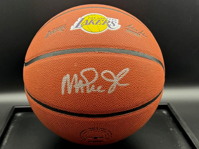 Magic Johnson Signed Lakers Wilson Basketball