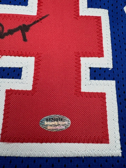 Rick Mahorn Signed Custom Jersey