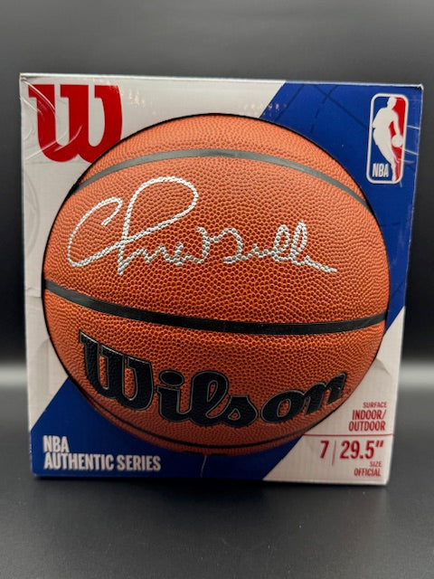 Chris Mullin Signed Basketball