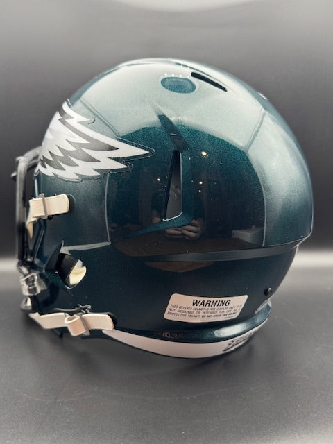 D'Andre Swift Signed Full Size Philadelphia Eagles Replica Speed Helmet