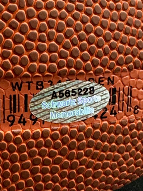 David Thompson Signed and Inscribed Denver Nuggets Basketball