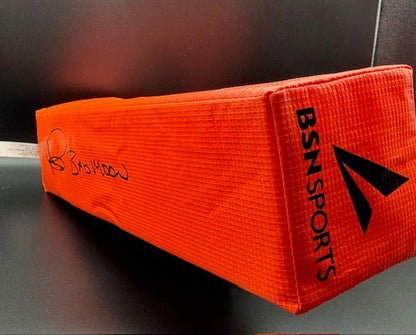 Andre Rison Signed and Inscribed End Zone Pylon - Curators Corner LLC